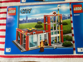 Lego City 60003#1+60004#1-4-5 Fire Station Rescue Truck Instruction Manuals Only