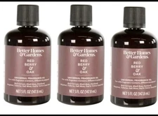 3 PACK Better Homes & Gardens Universal Fragrance Oil, Red Berry & Oak, 5oz