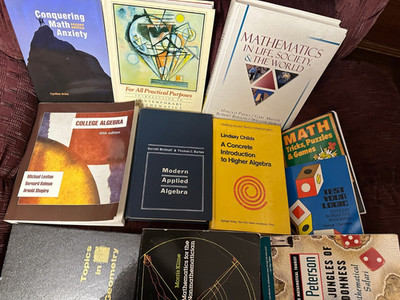 LOT 11 BOOKS ON MODERN MATHEMATICS ALGEBRA GEOMETRY
