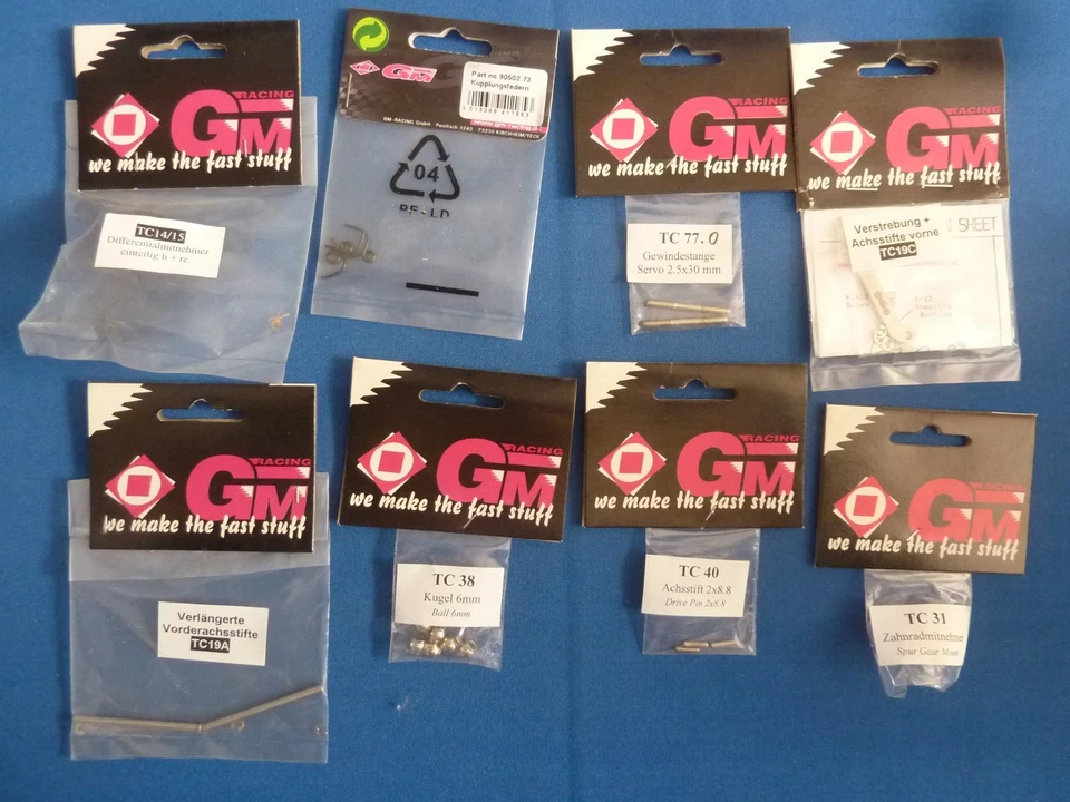Ersatzteile für TC4 Tourenwagen 4WD von GM Vintage Konvolut - Bild 3 von 4