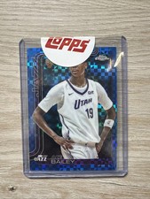 2025-26 Topps Chrome Ace Bailey BLUE X-FRACTOR #255 Rookie RC Utah Jazz