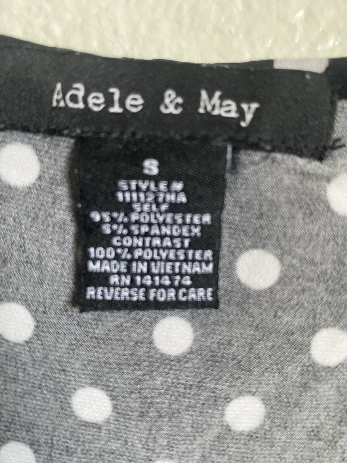 Blue Ruffled Flutter Sleeve Blouse Adele & May - image 8