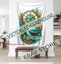 Sea Wisdom Tapestry Nautical Decor ocean 59X82 in