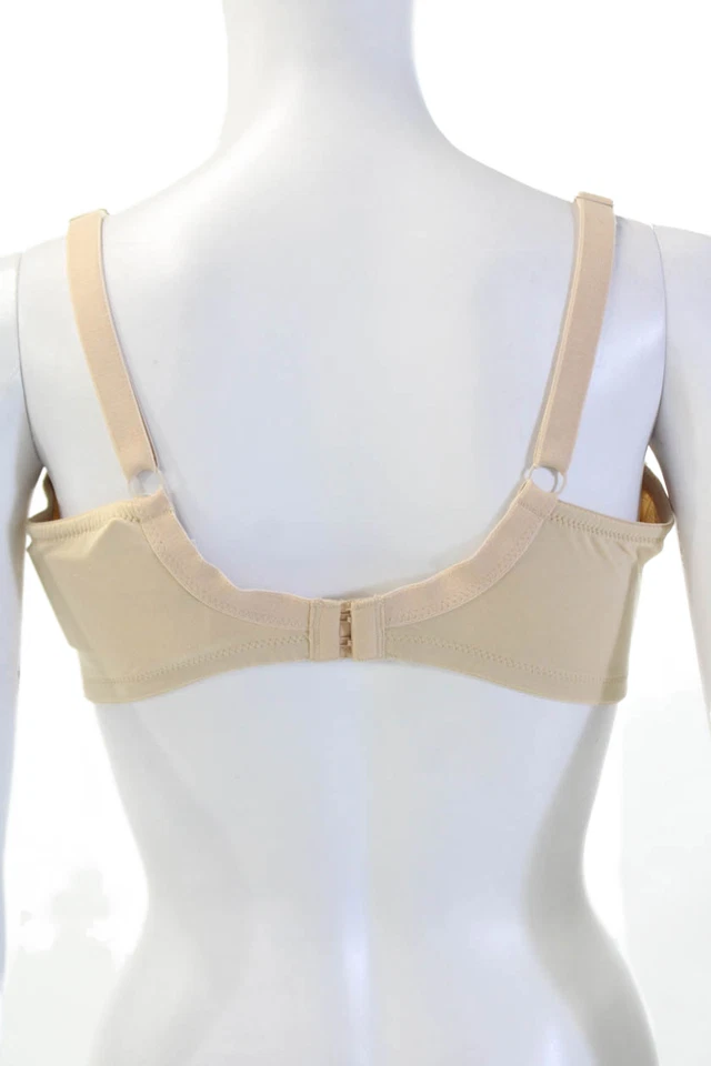 Sujetador Panache Mujer Transparente Bordado Detalle Panel Rosa Acento Beige Talla 38F Foto 2 de 4