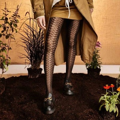 HUDSON Damen Strumpfhosen TREND Reptil-Struktur semi-blickdicht Strumpfhose