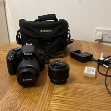 Canon EOS 600D Digital SLR Camera -Black (Kit w/ Canon Bag + EFS 18-55mm + 50mm 