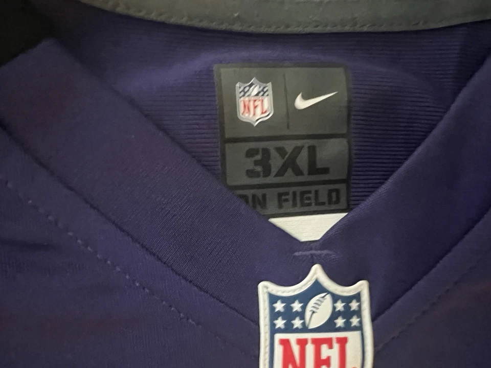 Camiseta de fútbol americano Baltimore Ravens para hombre grande púrpura NFL Terrell Suggs 55 Nike Foto 3 de 4