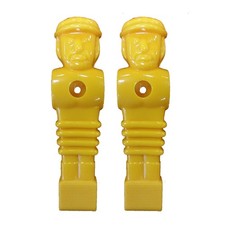 Replacement Foosball Men - Yellow - Set of 2