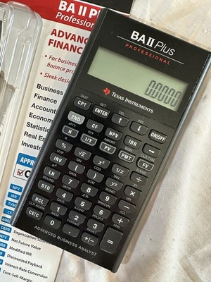 Texas Instruments BA II PLUS Financial Handheld (Working)