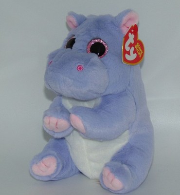 New! Ty Beanie Bellies HENRIETTA the Hippo 6''  NWT's