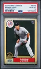 Aaron Judge 2017 Topps Chrome #87T-8 1987 Topps Rookie RC PSA 10 Yankees