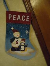 Christmas Stocking - PEACE