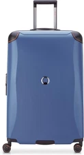 DELSEY PARIS Cactus Hardside Luggage with Spinner Wheels Navy Checked-Large 28"