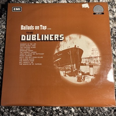 The Dubliners, Ballads On Tap, Vinyl LP. Aran ISLE 3002