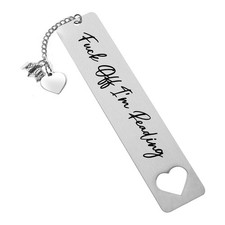 Funny Bookmark for Women Men Graduation Gifts Book Lovers Cute Sliver-a