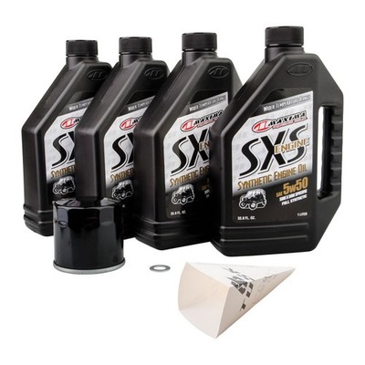Tusk 1529860647e997-d9e59a 4-Stroke Oil Change Kit Maxima SXS Synthetic 5W-50
