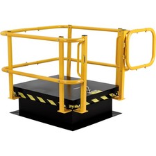 Global Industrial Roof Hatch Safety Railing Galvanized 36"x24"  36"x30"