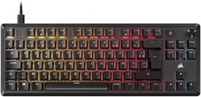 Corsair K70 Core TKL RGB Gaming-Tastatur, Schwarz, MLX Red v2, Tenkeyless