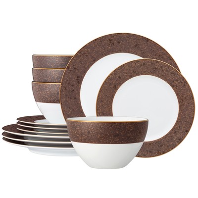 Noritake Tozan 12-Piece Dinnerware Set, Service For 4