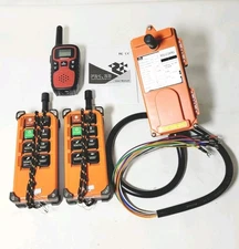 F21-E1B 6 Button Hoist Crane Industrial Remote Control Wireless Transmitter Push