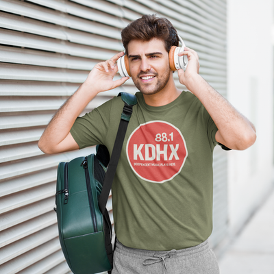 KDHX 88.1 FM T-Shirt - Radio Broadcasting Industry Station Logo