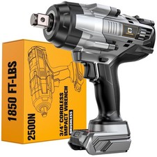 Cordless Impact Wrench 34 Compatible With Dewalt 20v Battery 1850ft-lbs2500n Cordless Impact Wrench 34 Compatible With Dewalt 20v Battery 1850ft-lbs2500n