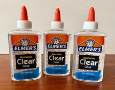 3 Pack Elmer's Liquid Clear School GLUE 5 oz Washable Safe Non-Toxic Craft NEW