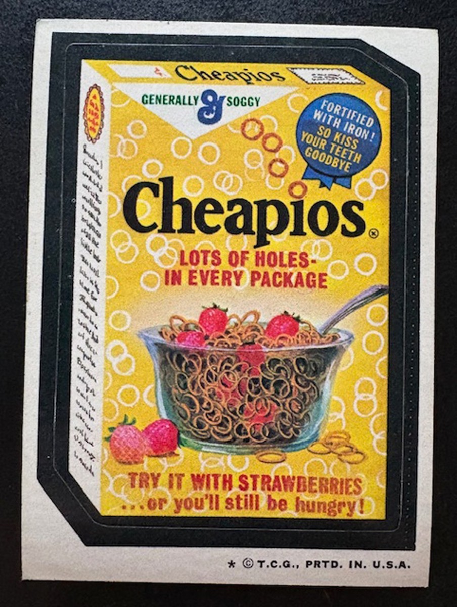 1973 Topps Wacky Packages Original Series 4 Stickers CHOOSE Bum