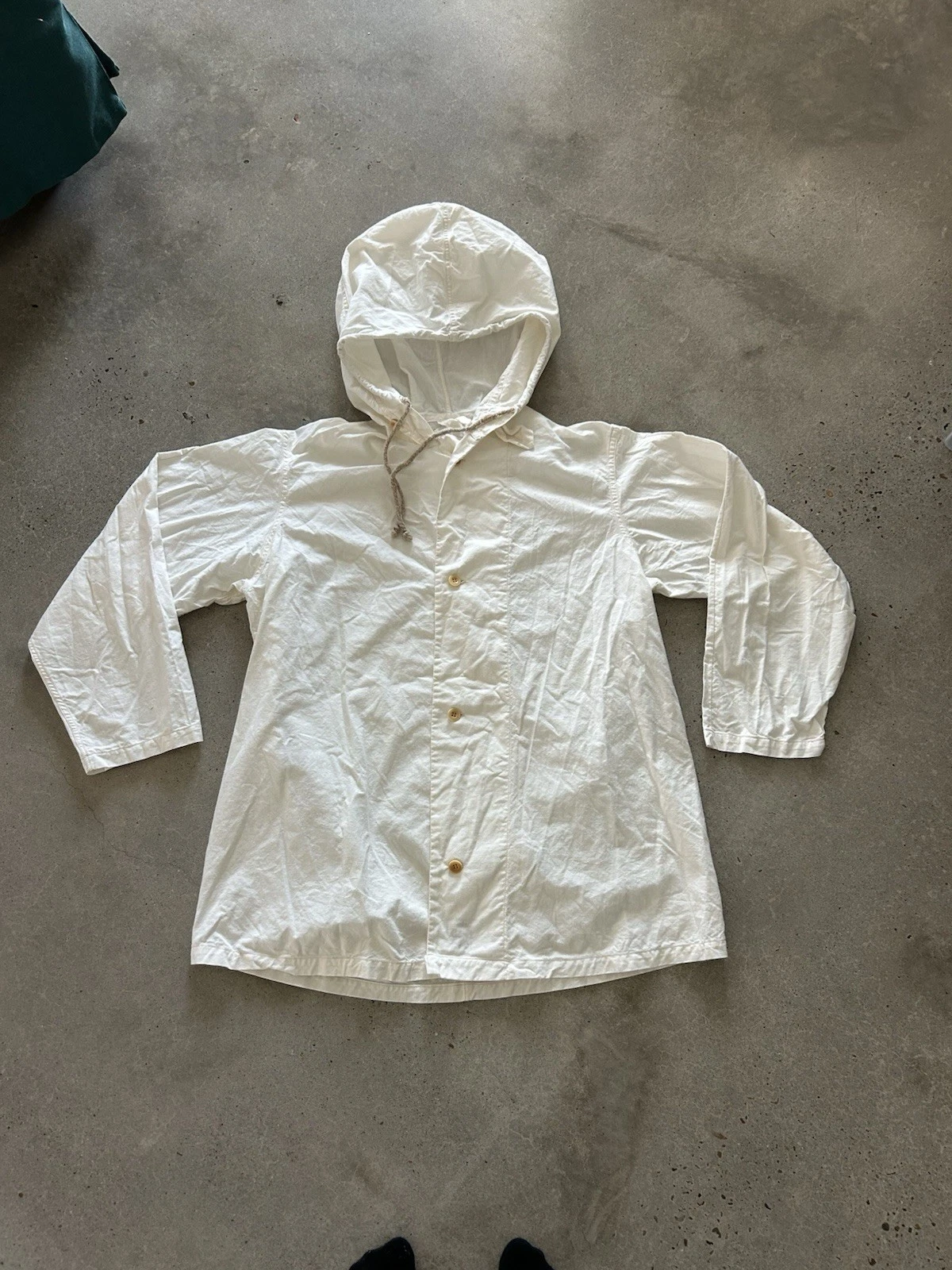 Vintage 1940s Gunner Smock Swedish Military Snow Parka WW2 Men's XL 1940 M39