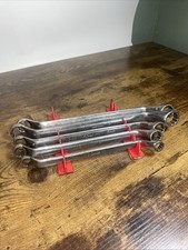 Snap-on 10 Thru 19 Mm 60 Deep Offset 12-point Box Wrench Set Xom605 Used Set