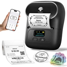 Phomemo Label Printer M110 Upgraded Label Maker Bluetooth No Ink Portable for