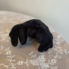 Aurora World Tod Tarantula Black Spider Plush Stuffed Animal Toy 8" Halloween