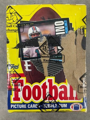 1985 Topps Football Wax Box BBCE Sealed Richard Dent, Warren Moon Rookies etc