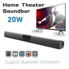 BT Surround Sound Bar 4 Speaker System Wireless Subwoofer TV Home Theater Remote