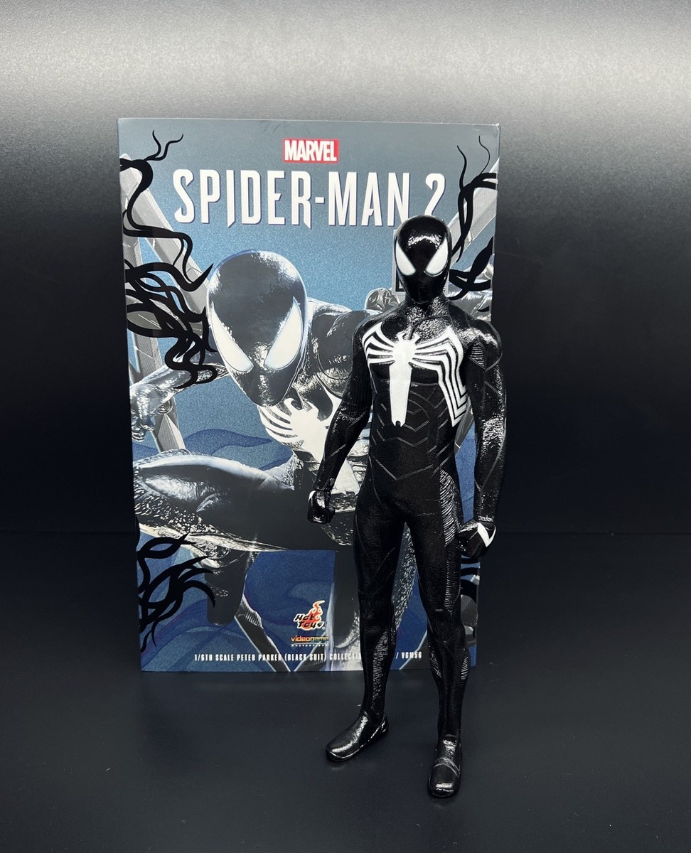 Hot Toys VGM56 Spider-Man 2 Peter Parker (Black Suit) 1/6 Scale