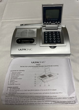 NEW Ultronic Desktop AM/FM Radio with Calendar Clock TD524