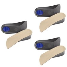  3 Pairs Shoe Insoles Men Height Increase Heel Lift Inserts Invisible