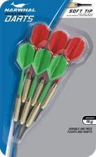Recreational Soft Tip Dart Set 15g 5.6 in. 6 - Pack | Durable One - Piece Design