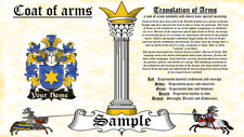 Geanti-Janty COAT OF ARMS HERALDRY BLAZONRY PRINT