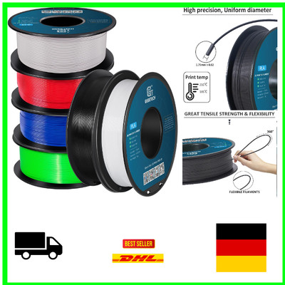 Geeetech PLA Filament 1,75mm für 3D Drucker in Farbenpackung