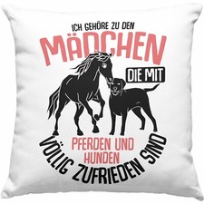 Trendation - Divertenti detti cavaliere regalo cuscino cavaliere cavalli ragazza Gesc