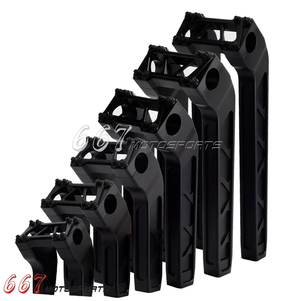 1" Handlebar Riser for Harley Dyna Softail Sportster Street Fat Bob Low Rider - Imagem 4 de 4