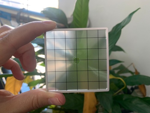 Metal Frame Split-Image Focusing Screen for Hasselblad 500 501CM 503CX w/ Grid - Picture 4 of 6