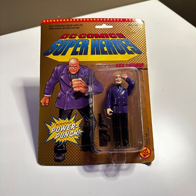 Vintage Lex Luthor Power Punch Action Figure Toy Biz 1989 Dc Comics