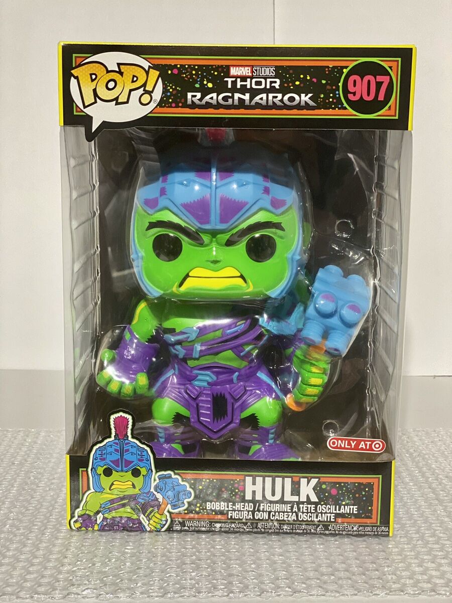 Funko Pop! Marvel Studios Thor Ragnarok Hulk Black Light Jumbo Target  Exclusive Figure #907 - FW21 - US