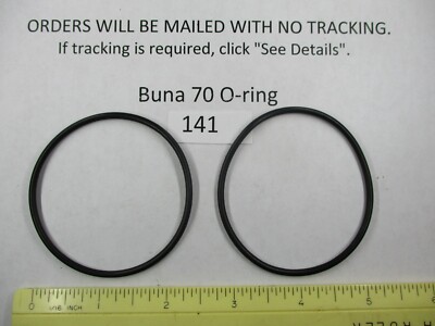 141 O-ring. 2-5/16'' ID x 2-1/2'' OD x 3/32'' thick. Buna-70.    Quan 2.