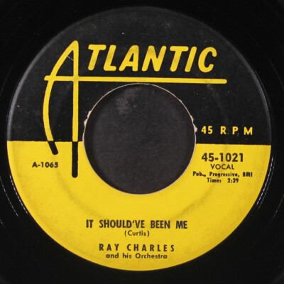 RAY CHARLES: it should've been me / sinner's prayer ATLANTIC 7'' Single 45 RPM