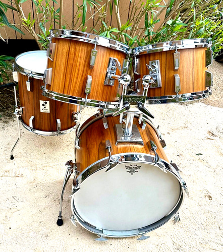 Super Rare 1979 Vintage Sonor Phonic Genuine Rosewood Bop Jazz Set 18,12,13,14
