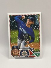 2023 Topps Holliday #H65 Bryce Miller Seattle Mariners Rookie Card RC. rookie card picture