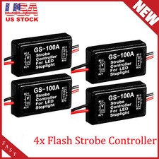 124pc Flash Strobe Controller Box Flasher Module For Led Brake Tail Stop Light